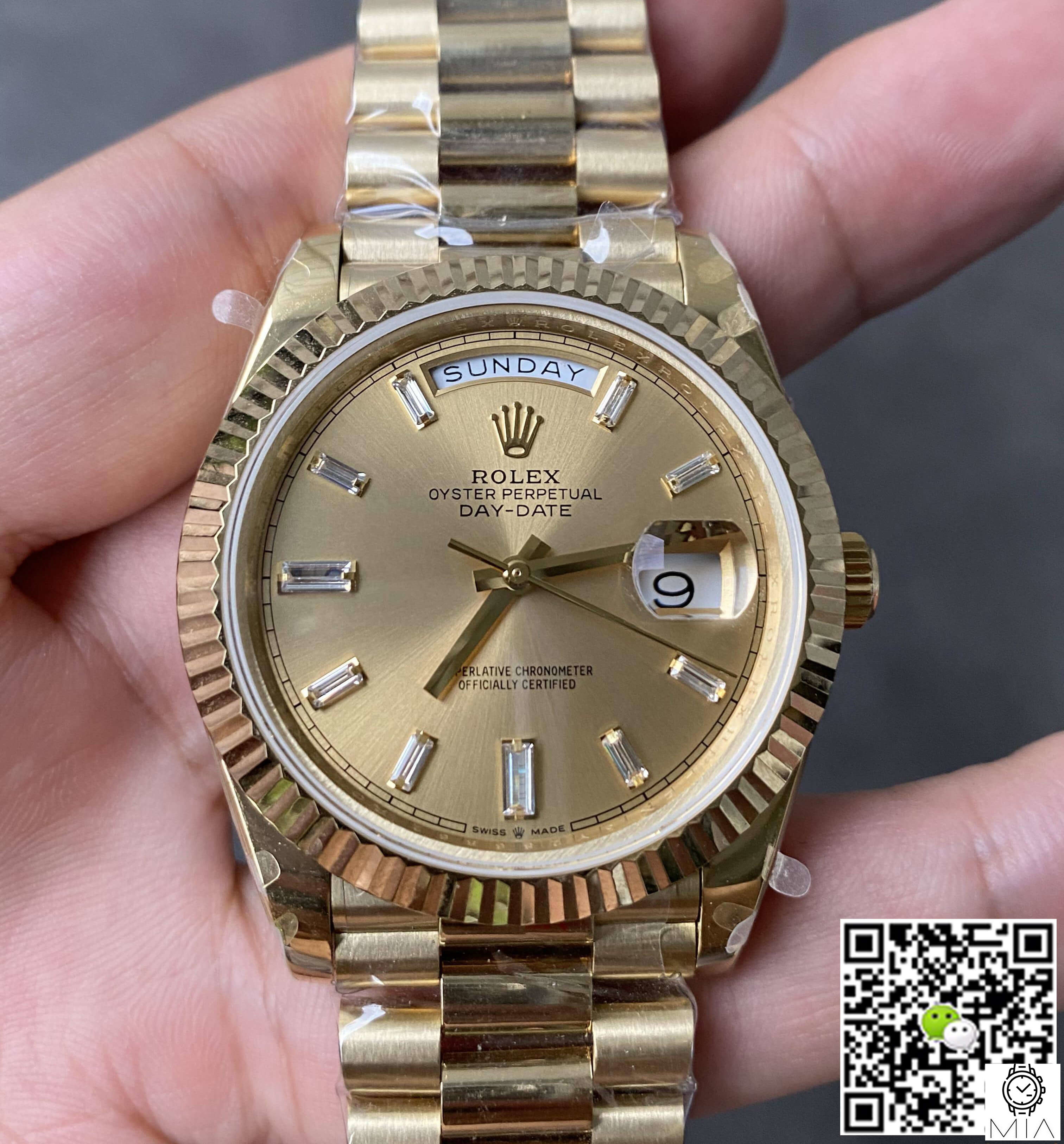 Rolex Day Date M228238-0005 GM Factory V2 Gold Case