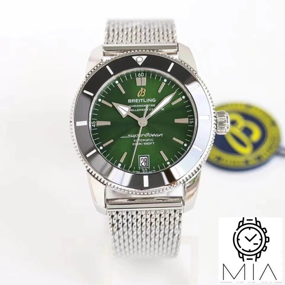 Breitling Superocean Heritage AB2010121L1A1 GF Factory Green Bezel