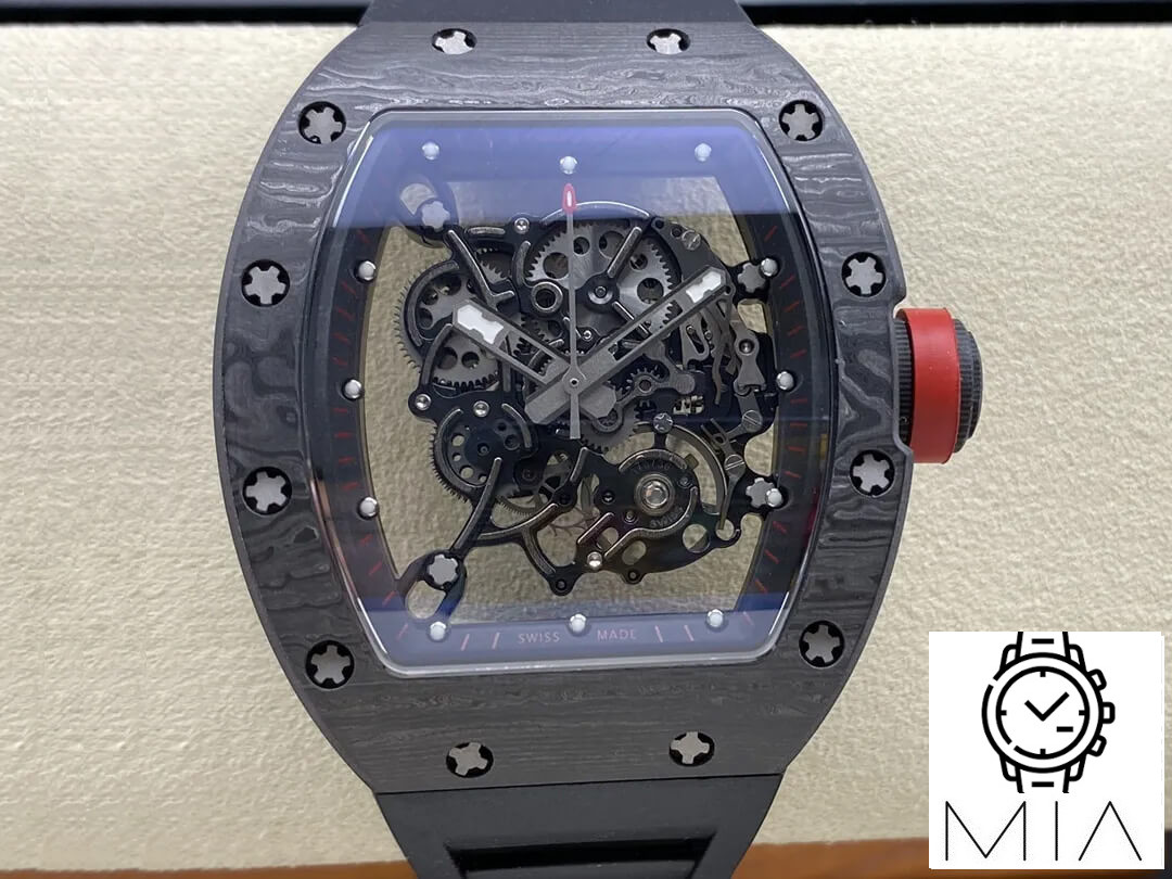 Richard Mille RM-055 BBR Factory Black Carbon Fiber Case