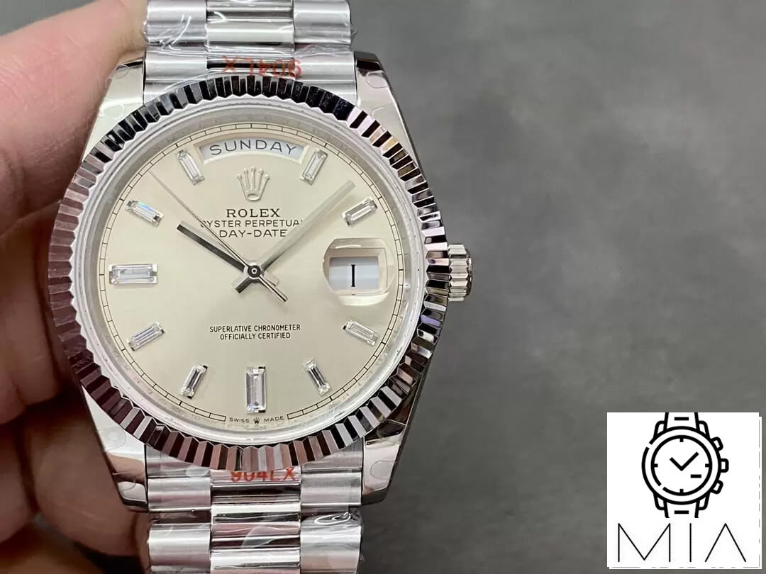 Rolex Day Date M228236-0002 GM Factory 904L Silver Dial