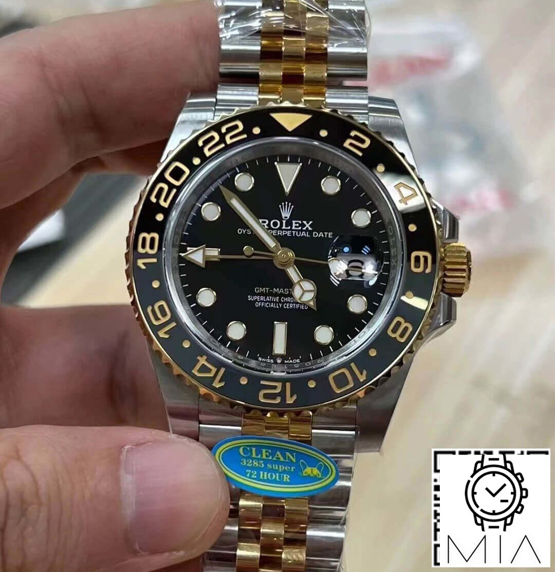 Rolex GMT Master II M126713grnr-0001 Clean Factory Black Dial