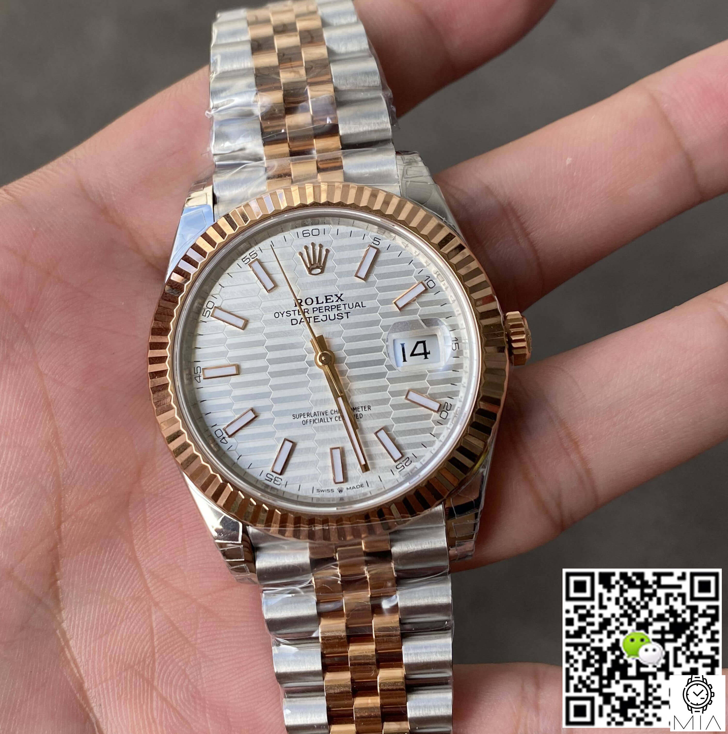 Rolex Datejust M126331-0018 41MM VS Factory Silver Dial