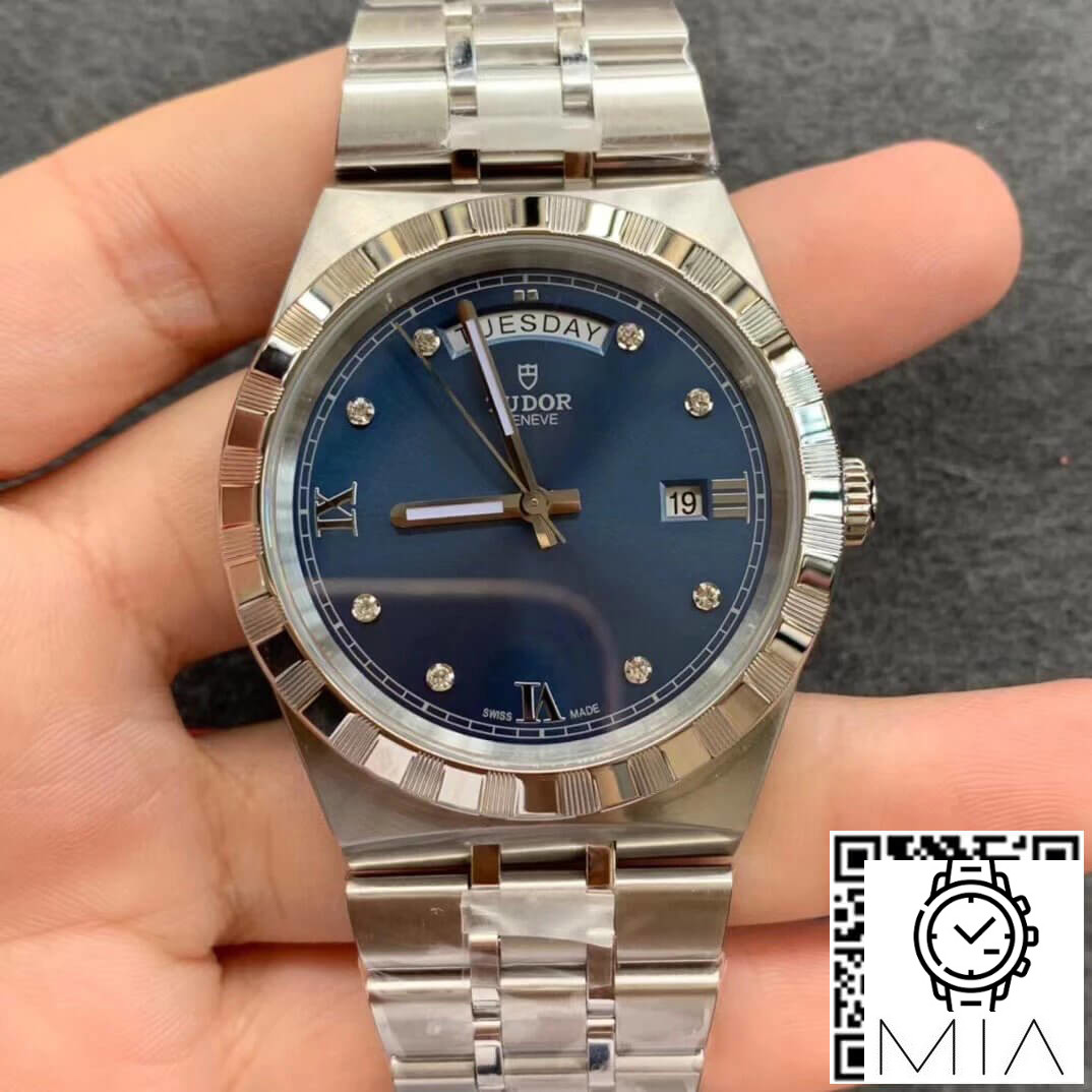 Tudor Royal M28600-0006 V7 Factory Blue Diamond Dial