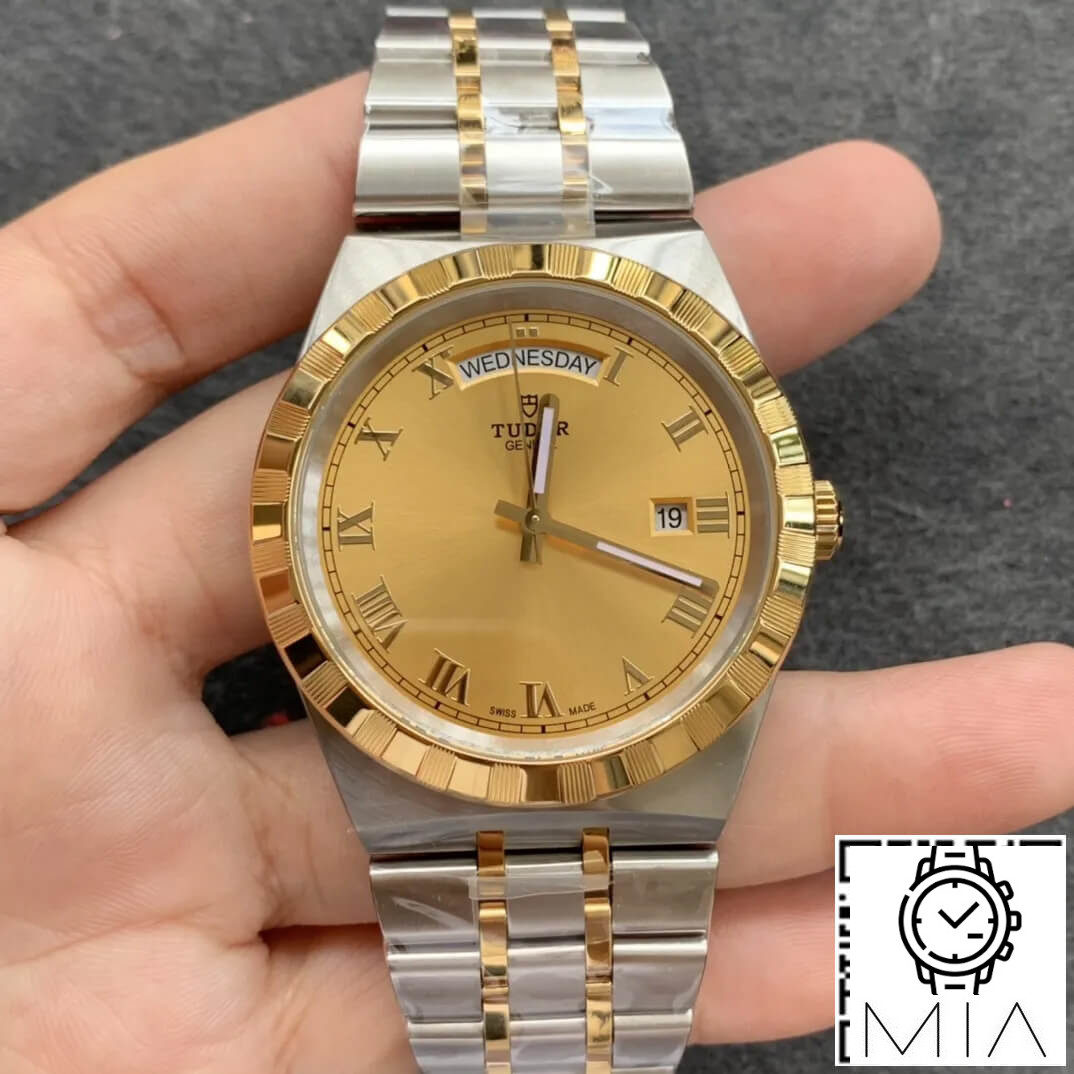 Tudor Royal M28603-0004 V7 Factory Yellow Gold Dial