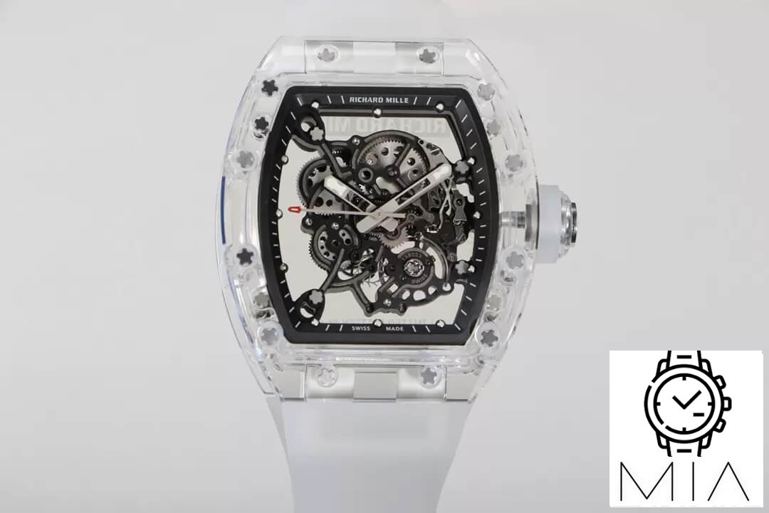 Richard Mille RM055 RM Factory Transparent Rubber Strap