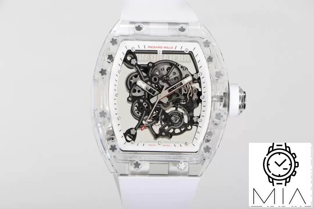 Richard Mille RM055 RM Factory White Strap