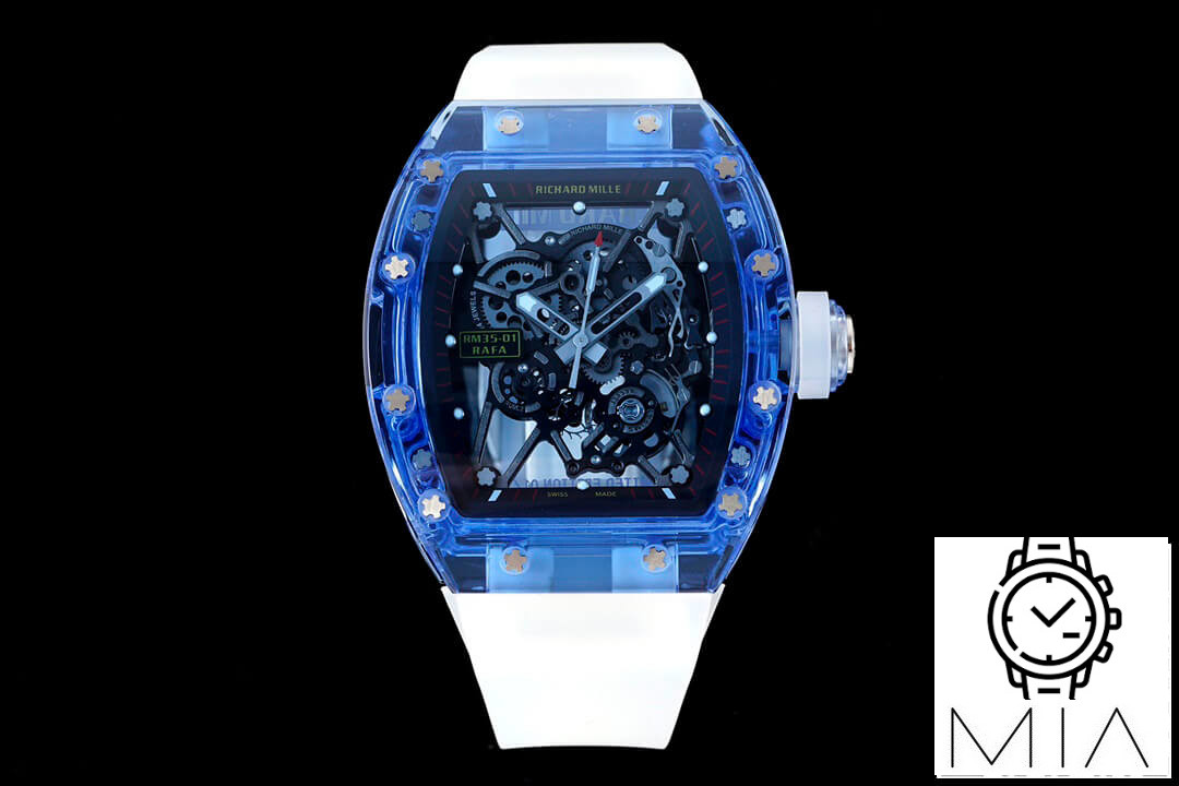 Richard Mille RM35-01 RM Factory White Rubber Strap