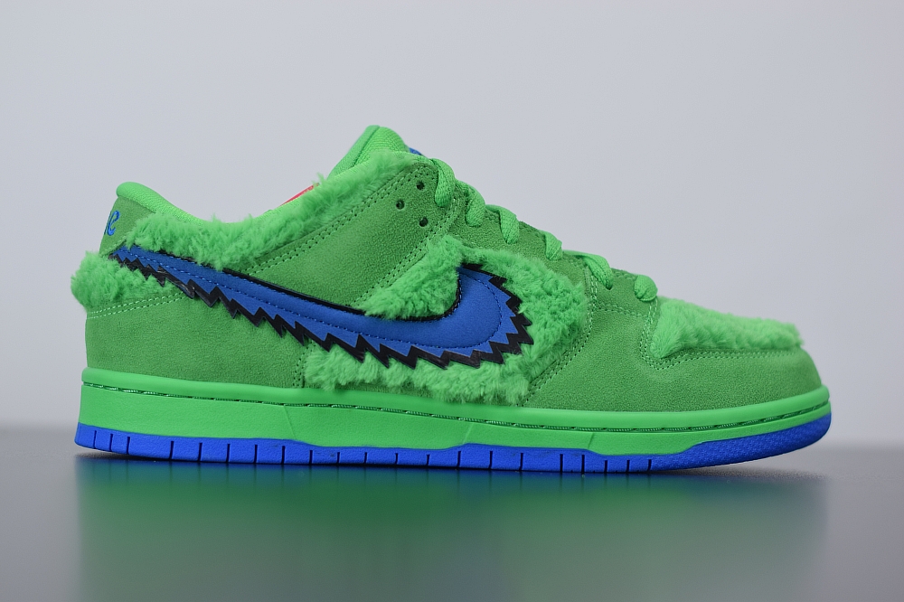 Nike SB Dunk Low Grateful Dead Bears Green(With Video)