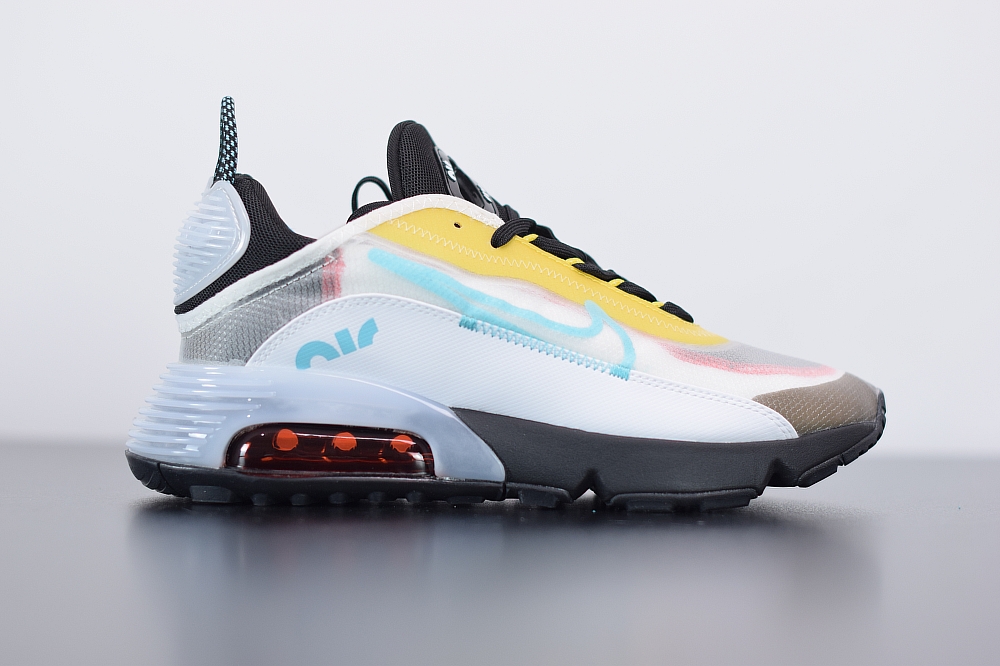 Nike Air Max 2090 White Speed Yellow Bleached Aqua(With Video)