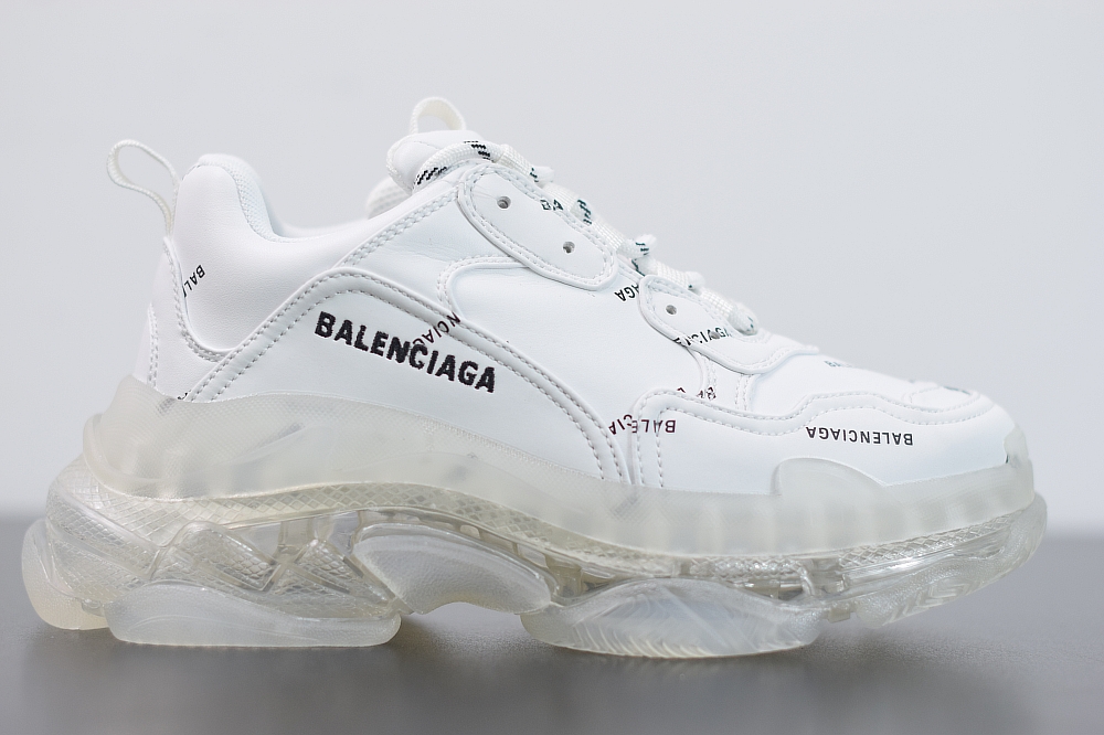 Balenciaga Triple S ClearSole Letter White(With Video)