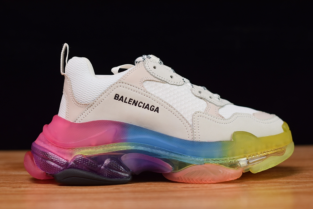 Balenciaga Triple S ClearSole White/Colorful(With Video)