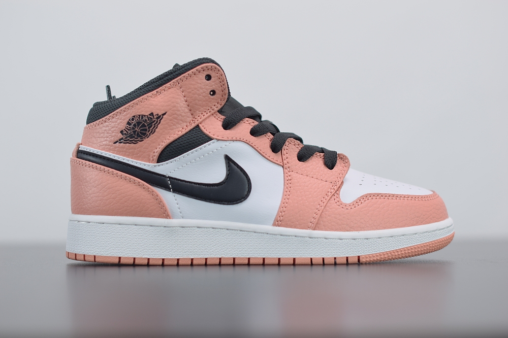 Jordan 1 Mid Pink Quartz (GS)(With Video)