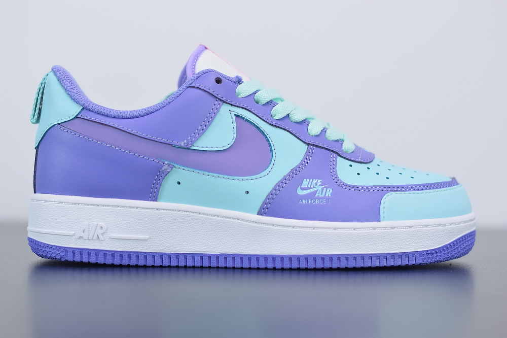 Nike Air Force 1 LV8 Utility Purple Green Lake White(With Video)