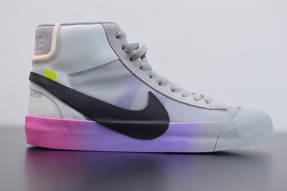 Nike Blazer Mid Off-White Wolf Grey Serena Queen(With Video)