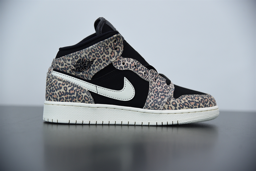 Jordan 1 Mid SE Leopard (GS)(With Video)