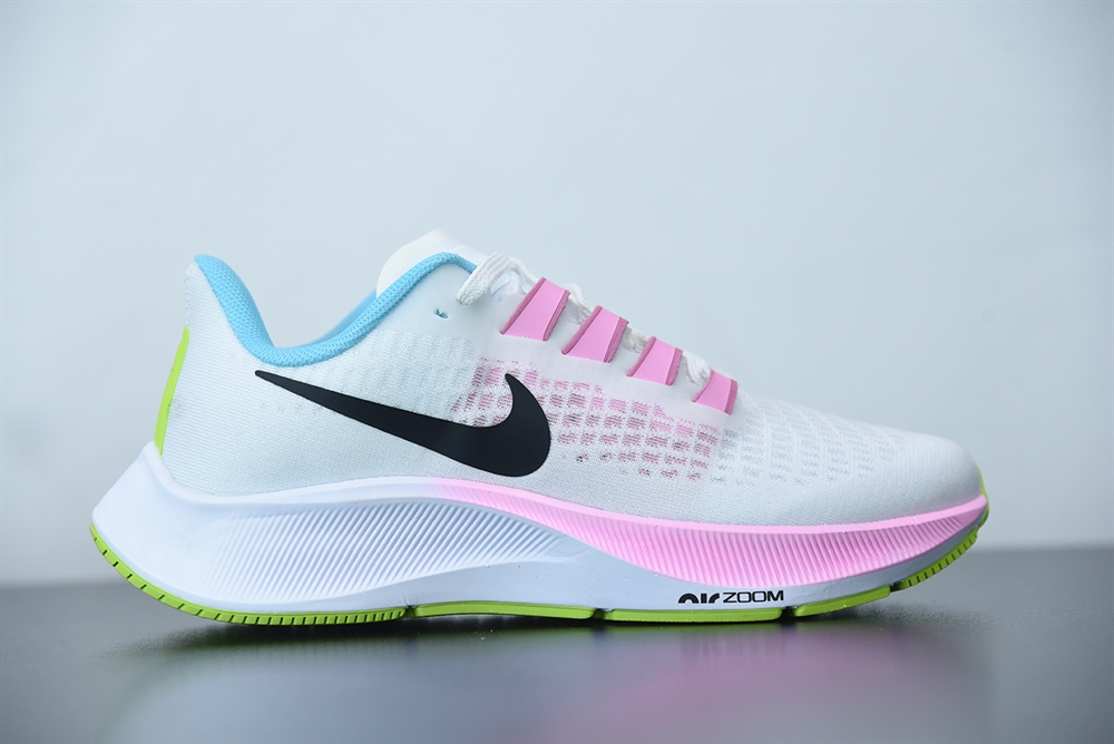 Nike Air Zoom Pegasus 37 White Pink Glow(With Video)