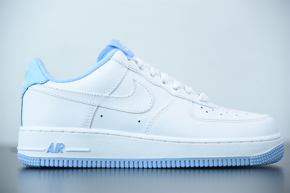 Nike Air Force 1 Low White Hydrogen Blue (GS)(With Video)