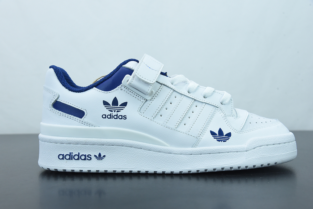 Adidas Originals Forum 84 Low Cloud White Navy Blue