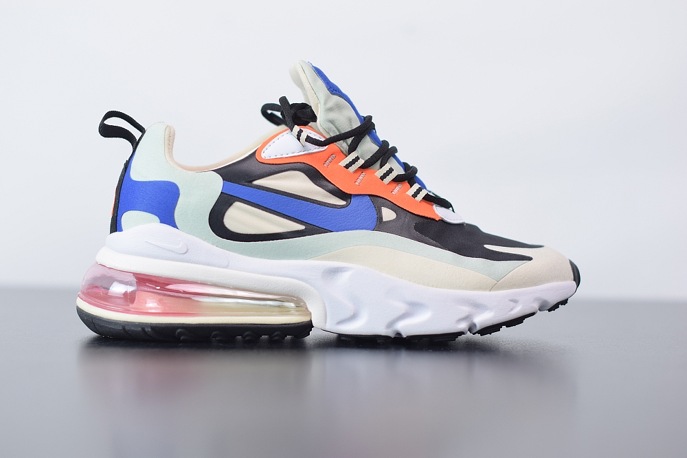 Nike Air Max 270 React White Blue Orange(With Video)