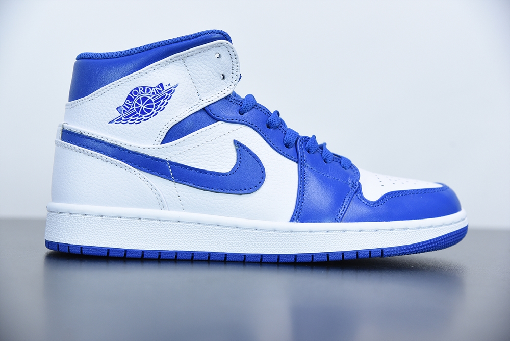 Jordan 1 Mid Hyper Royal(With Video)