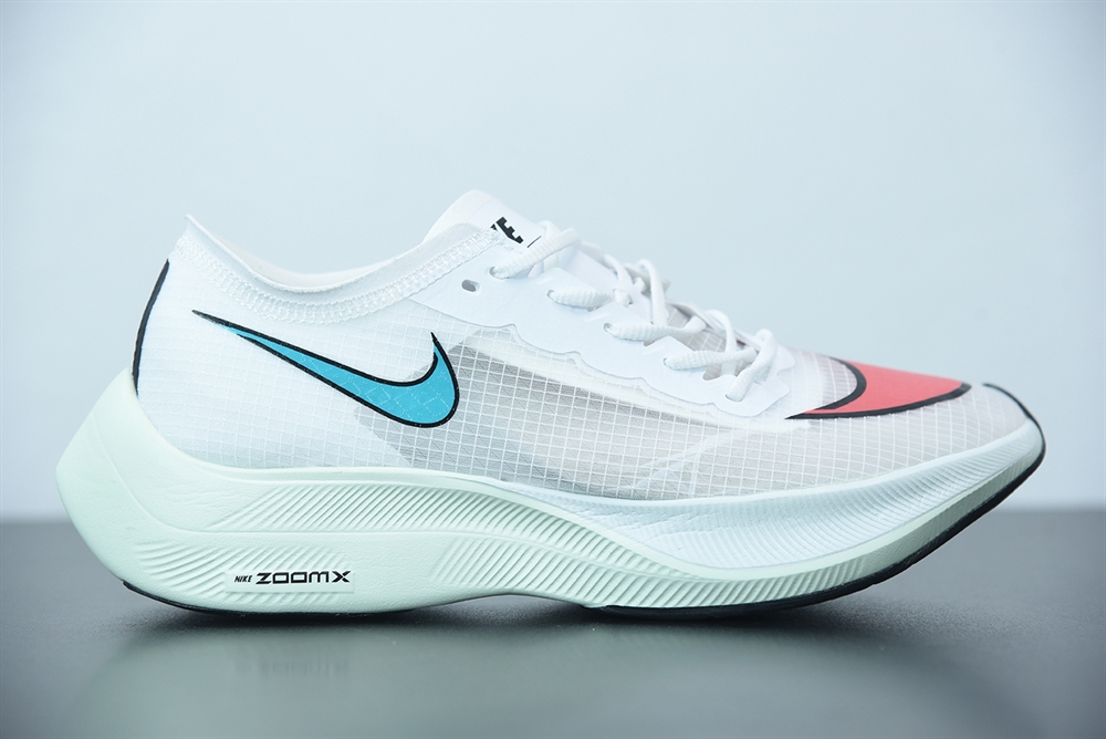 Nike ZoomX Vaporfly NEXT% White Blue Orange