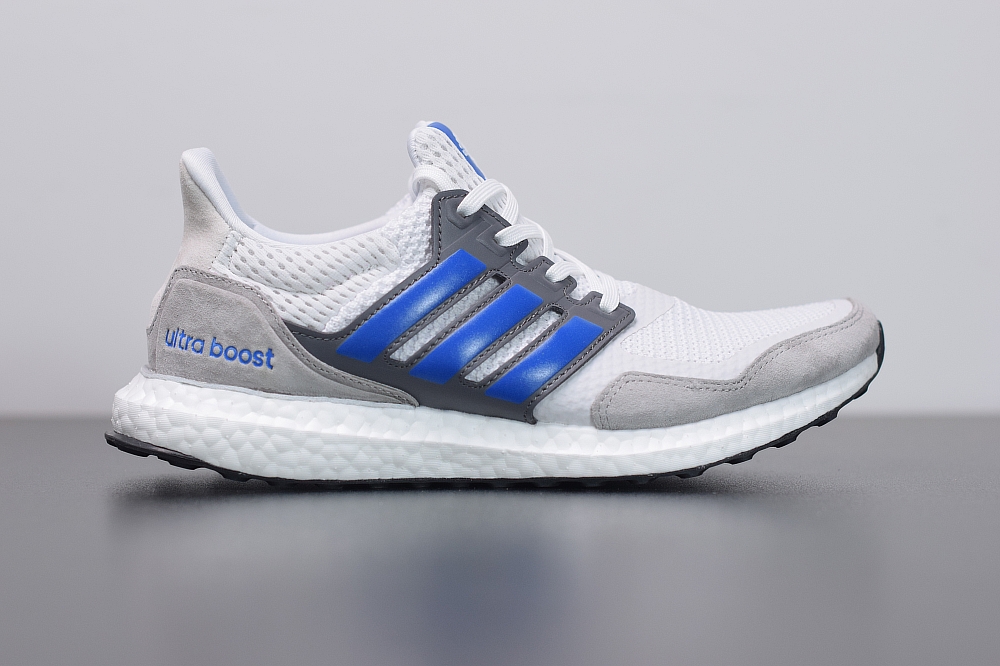 Adidas Ultra Boost S&L White True Blue Grey(With Video)