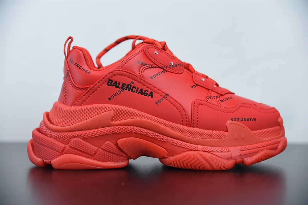 Balenciaga Triple S Joint Red Black(With Video)