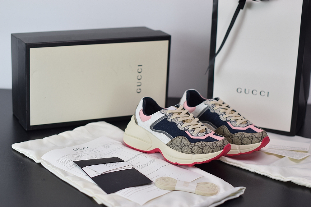 Gucci Rhyton Vintage Trainer Sneaker(With Video)