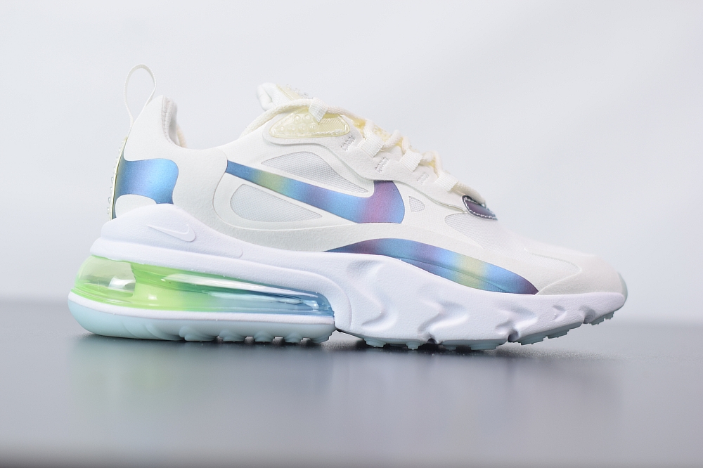 Nike Air Max 270 React Bubble Pack White(With Video)