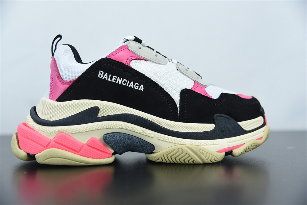 Balenciaga Triple S Black/Peach(With Video)