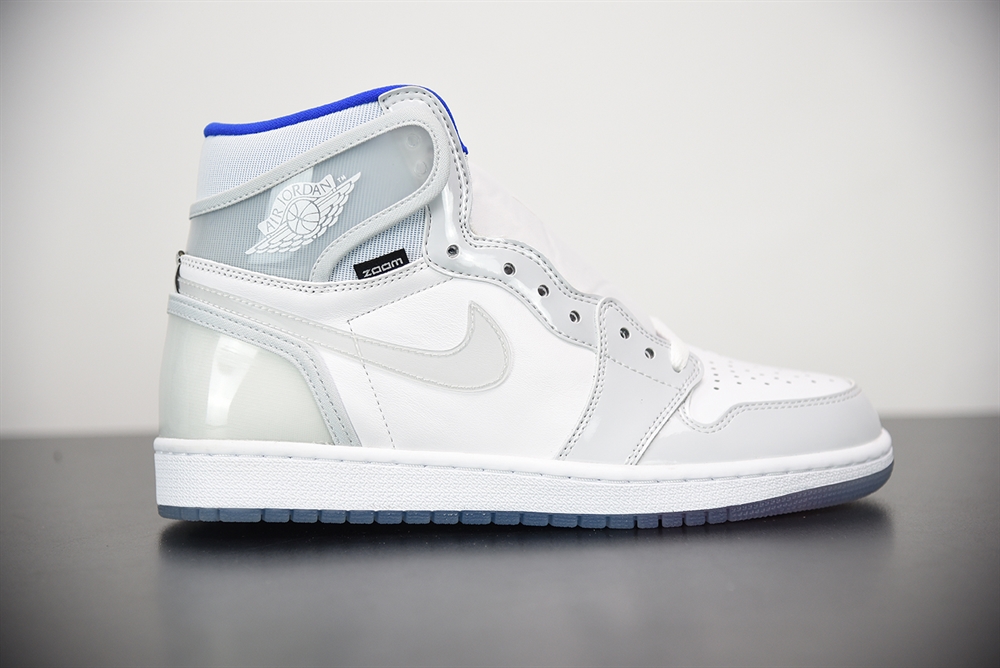 Jordan 1 Retro High Zoom White Racer Blue(With Video)