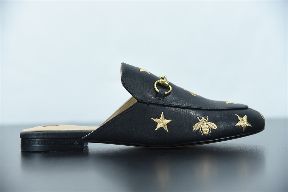 Gucci Mullers Slippers Horsebit Cowide Leather