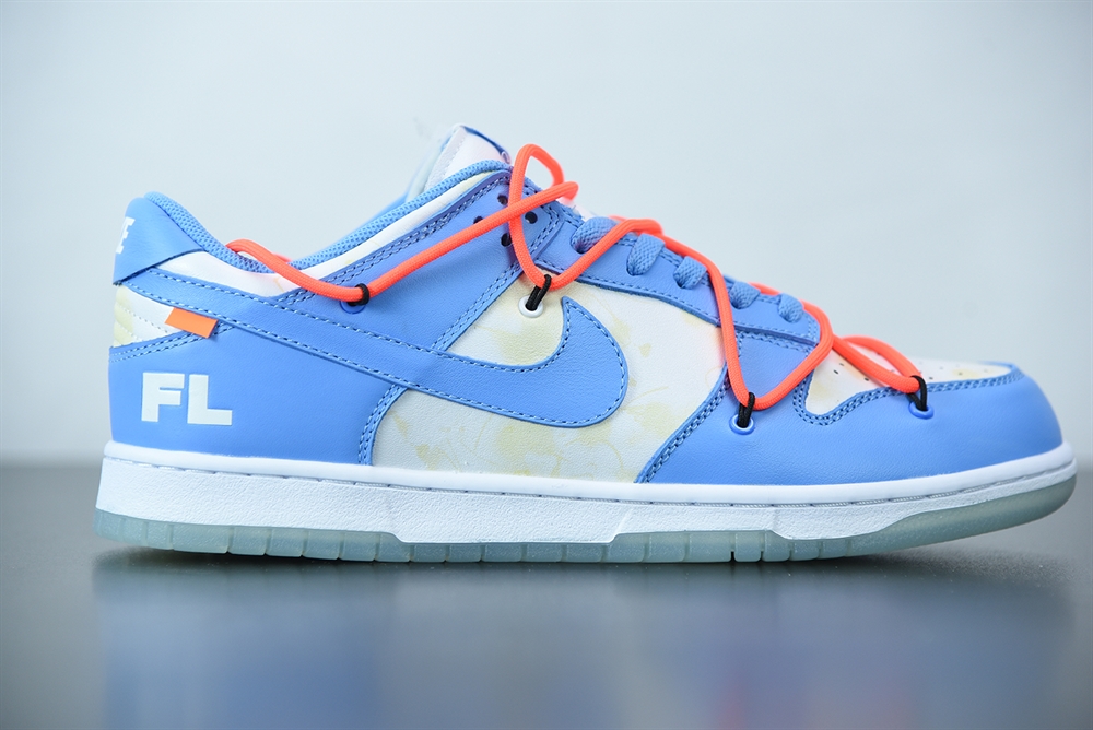 Nike Dunk Low SB x Off-White x Futura UNC(With Video)