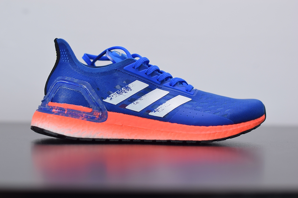 Adidas Ultra Boost PB Glory Blue White Solar Red(With Video)