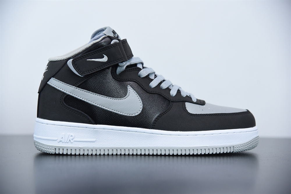 Nike Air Force 1 Mid Black Grey Python(With Video)