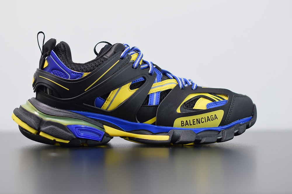 Balenciaga Track Sneaker Noir/Royal/Jaune(With Video)