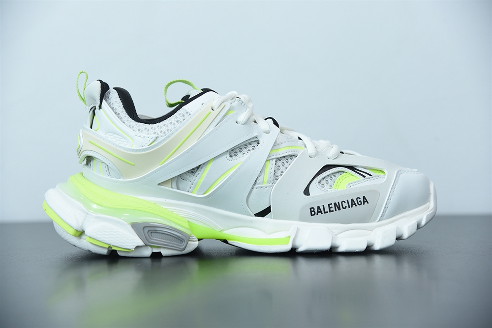 Balenciaga Track Sneaker White/Fluorescent Yellow