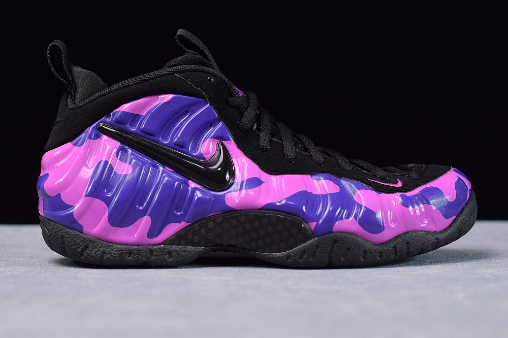 Nike Air Foamposite Pro Purple Camo(With Video)