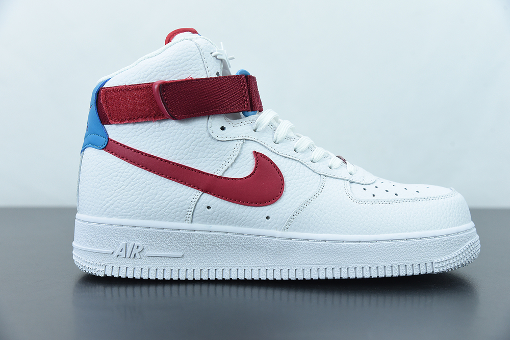 Nike Wmns Air Force 1 High  White Team Red 