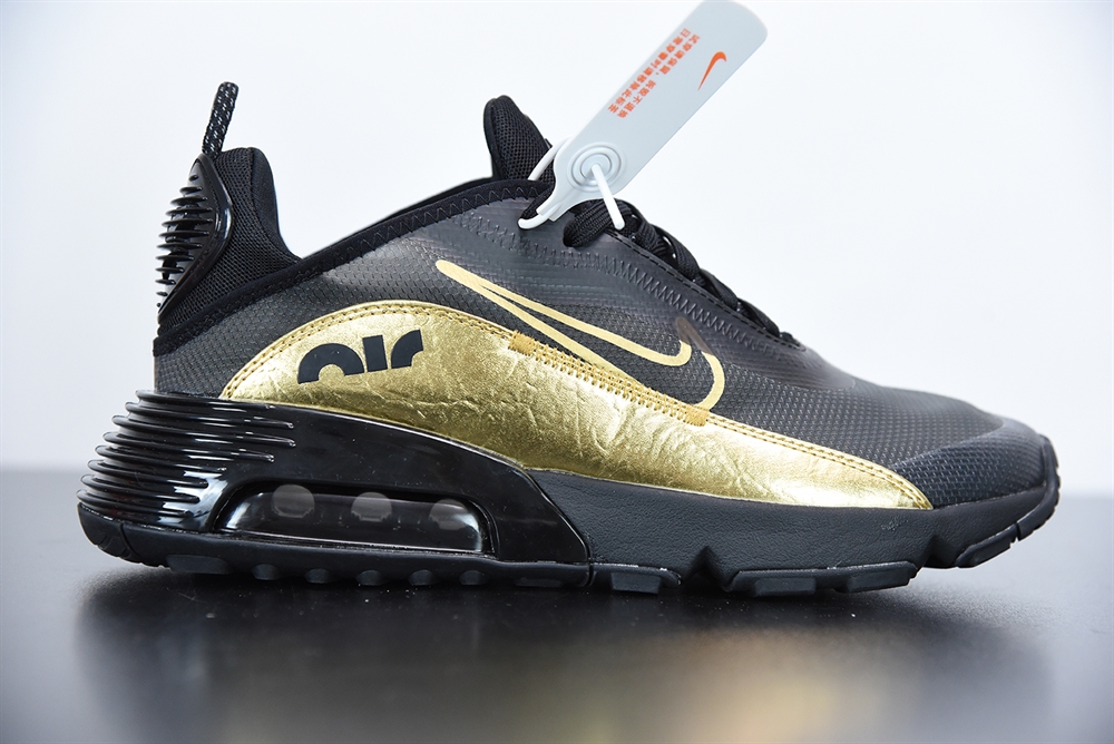 Nike Air Max 2090 Black Metallic Gold(With Video)