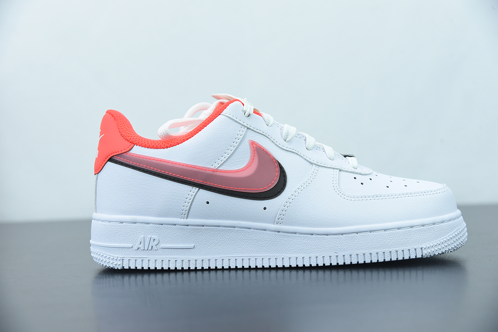 Nike Air Force 1 LV8 GS Double Swoosh Bright Crimson 