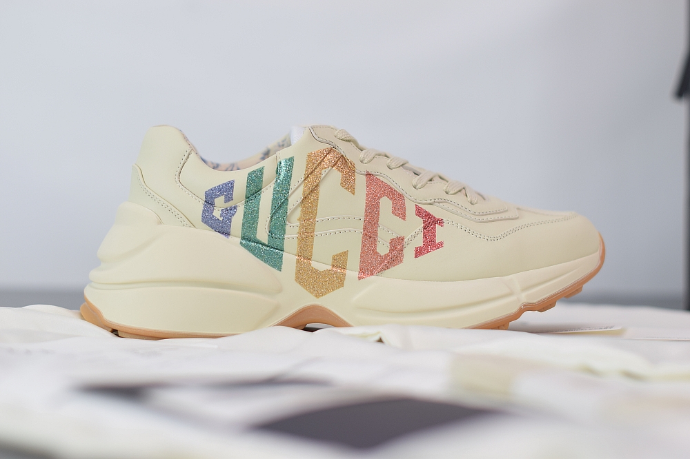 Gucci Rhyton Stawberry Classic Print Sneaker(With Video)