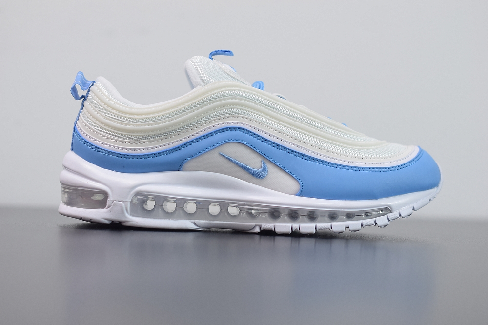 Wmns Air Max 97 Essential White University Blue(With Video)