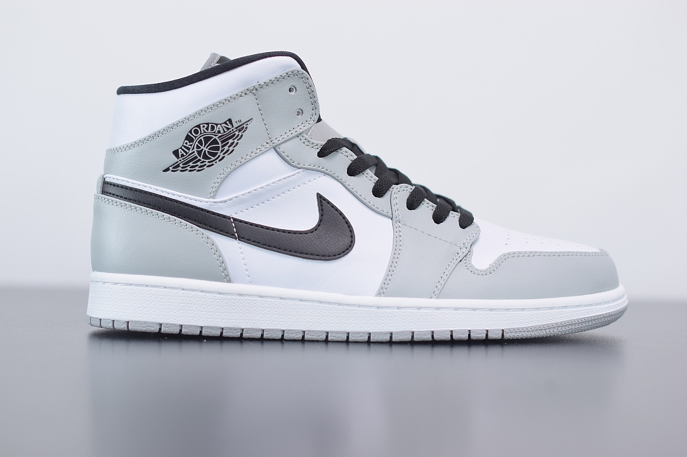 Jordan 1 Mid Light Smoke Grey(With Video)