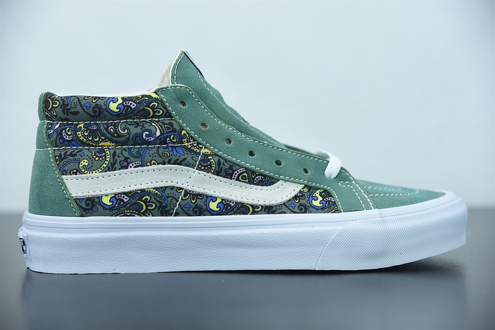 Vans Sk8-Mid Reissue Paisley Hedge Green