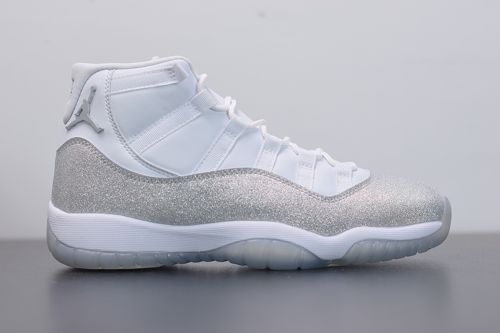 Jordan 11 Retro White Metallic Silver (W)(With Video)