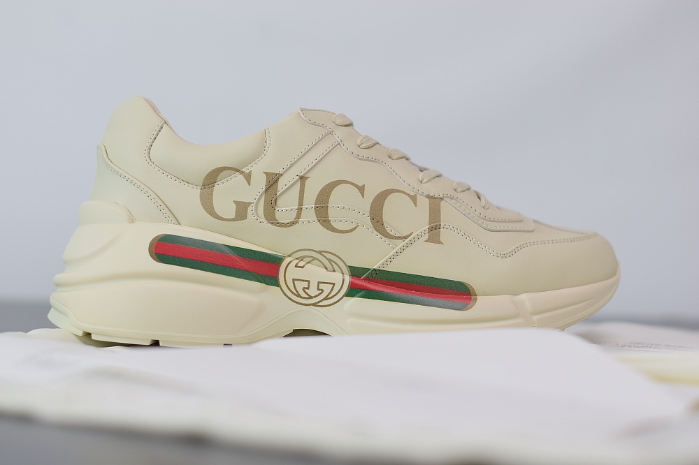 Gucci Classic Print Rhyton Vintage Sneaker(With Video)