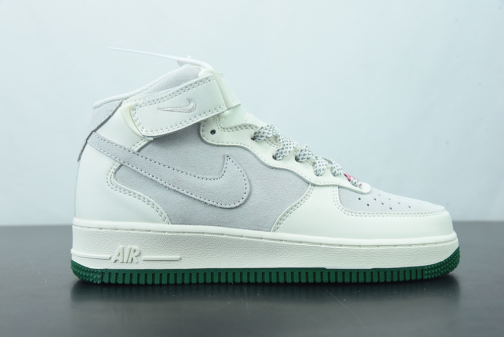 Nike Air Force 1 07 Mid Gypsophila White Green Pink 