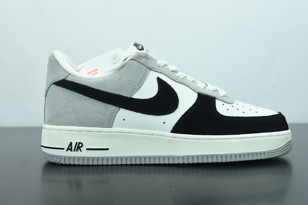 Nike Air Force 1 07 Low Black Light Grey White