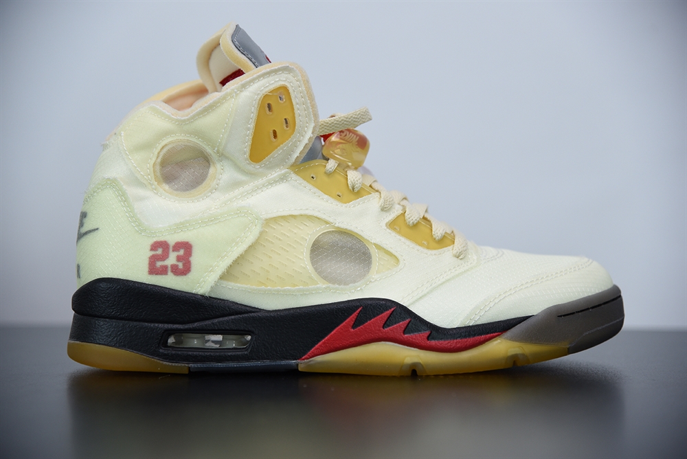 Jordan 5 Retro Off-White Sail(With Video)